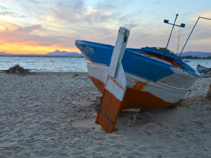 Hammamet - Boat on the Beach