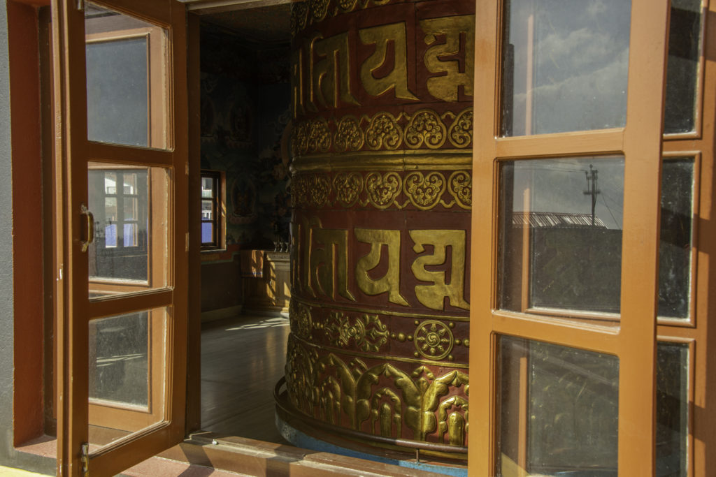 Kagyu Thekchen Ling Monastery Prayer Wheels