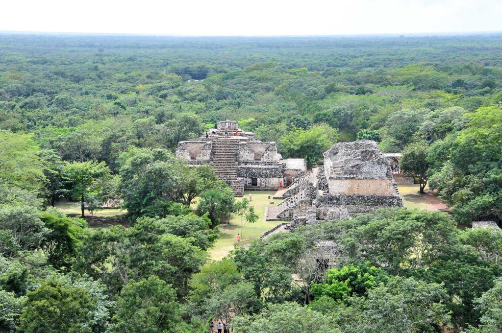 View from the top of Acropolis, Ek Balam