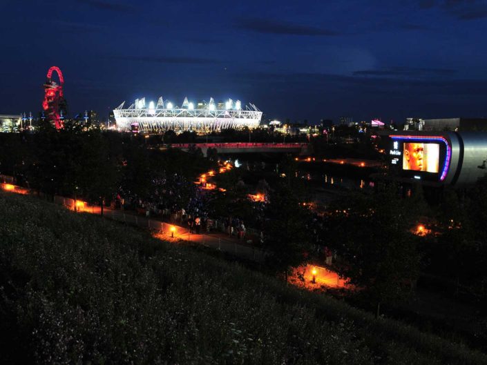 London Olympics Stadium and Hussain Bolt